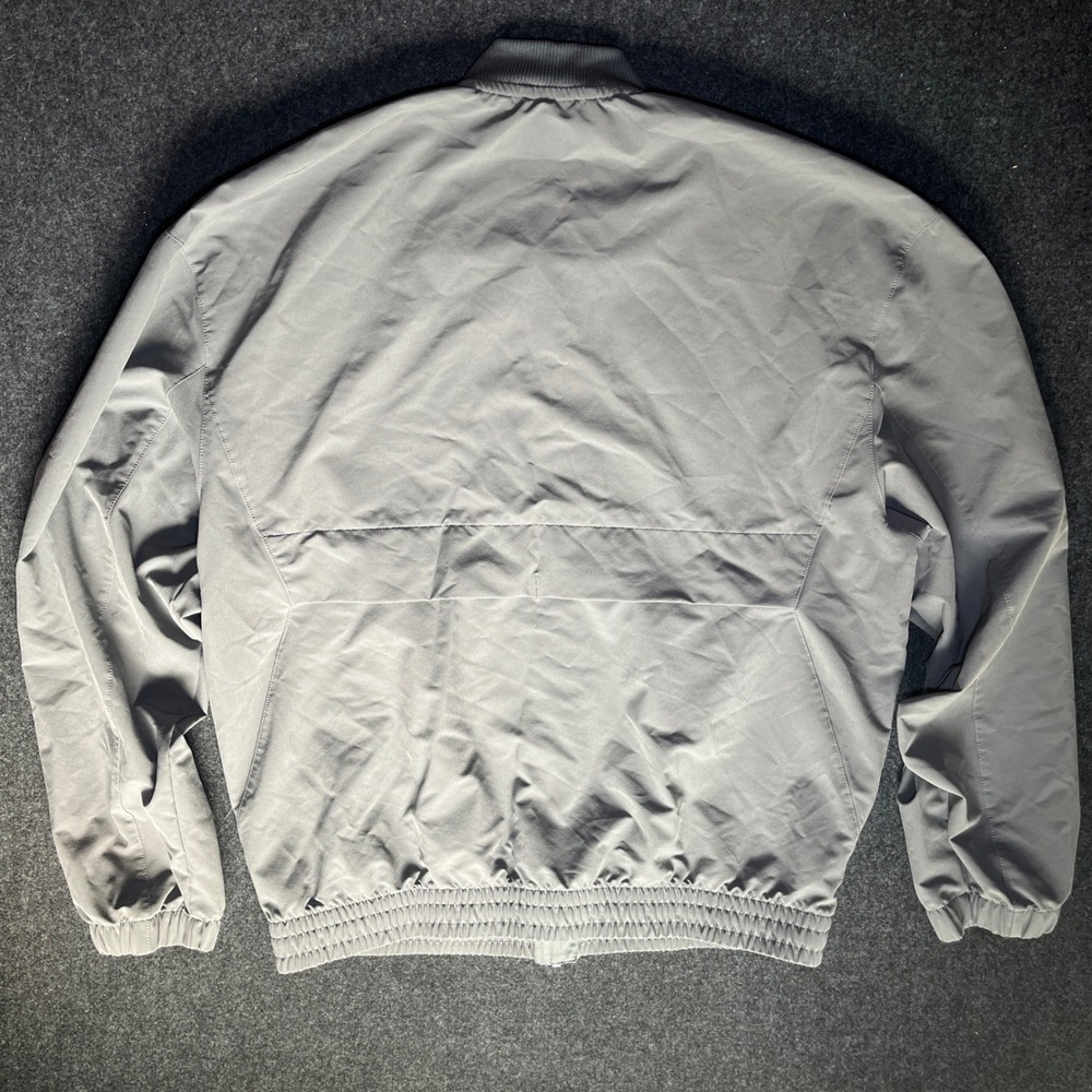 Adidas Georgia Tech Jacket Mens M Grey Excellent Sideline Bomber Windbreaker - Picture 8 of 10
